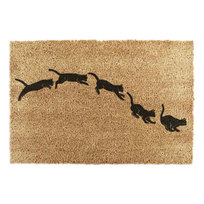 Jumping Cats Doormat