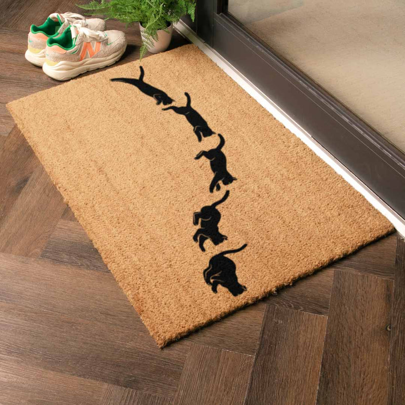 Jumping Cats Doormat