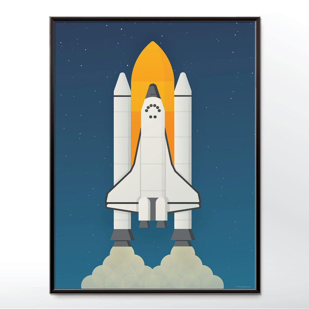 Kids Space Shuttle Print