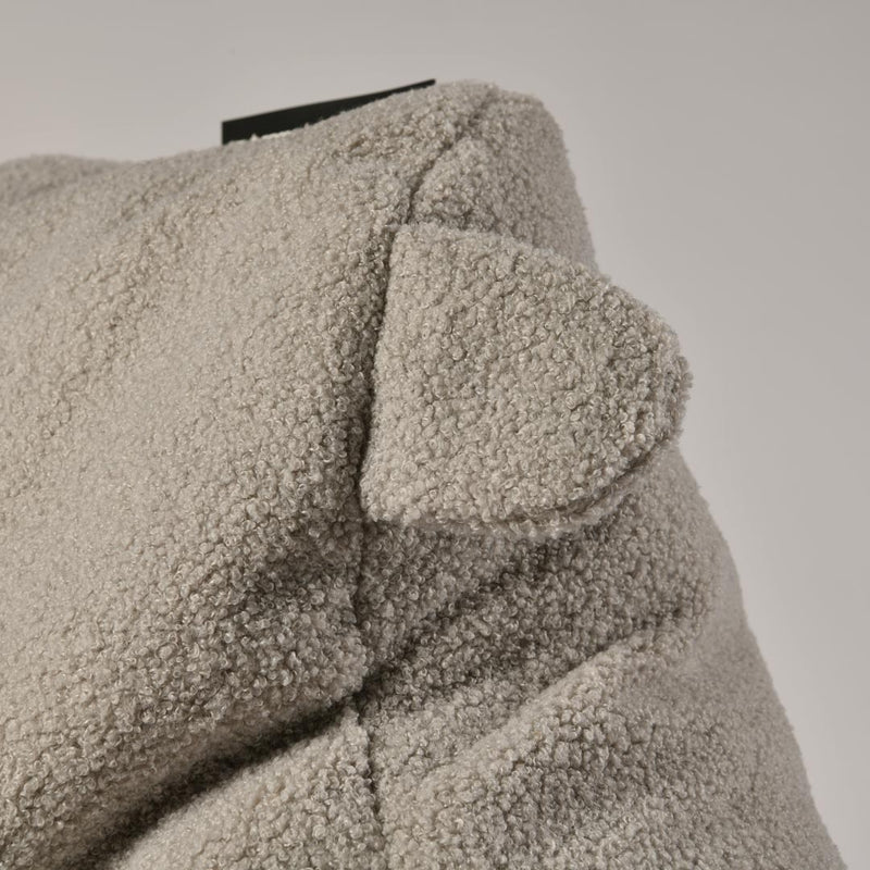 Kids Teddy Bean Bag Chair - Soft Grey