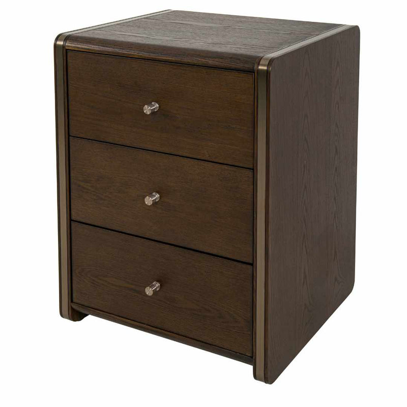 Kime 3 Drawer Side Table - RV Astley