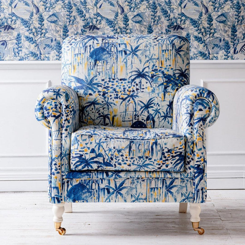 Kingston Chair - Rhodes Fabric - Mind The Gap