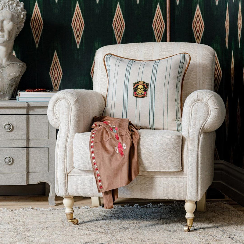 Kingston Chair - Whitelake Jacquard - Mind The Gap