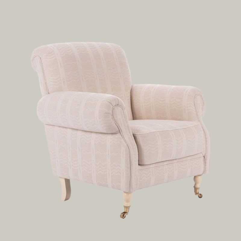 Kingston Chair - Whitelake Jacquard - Mind The Gap