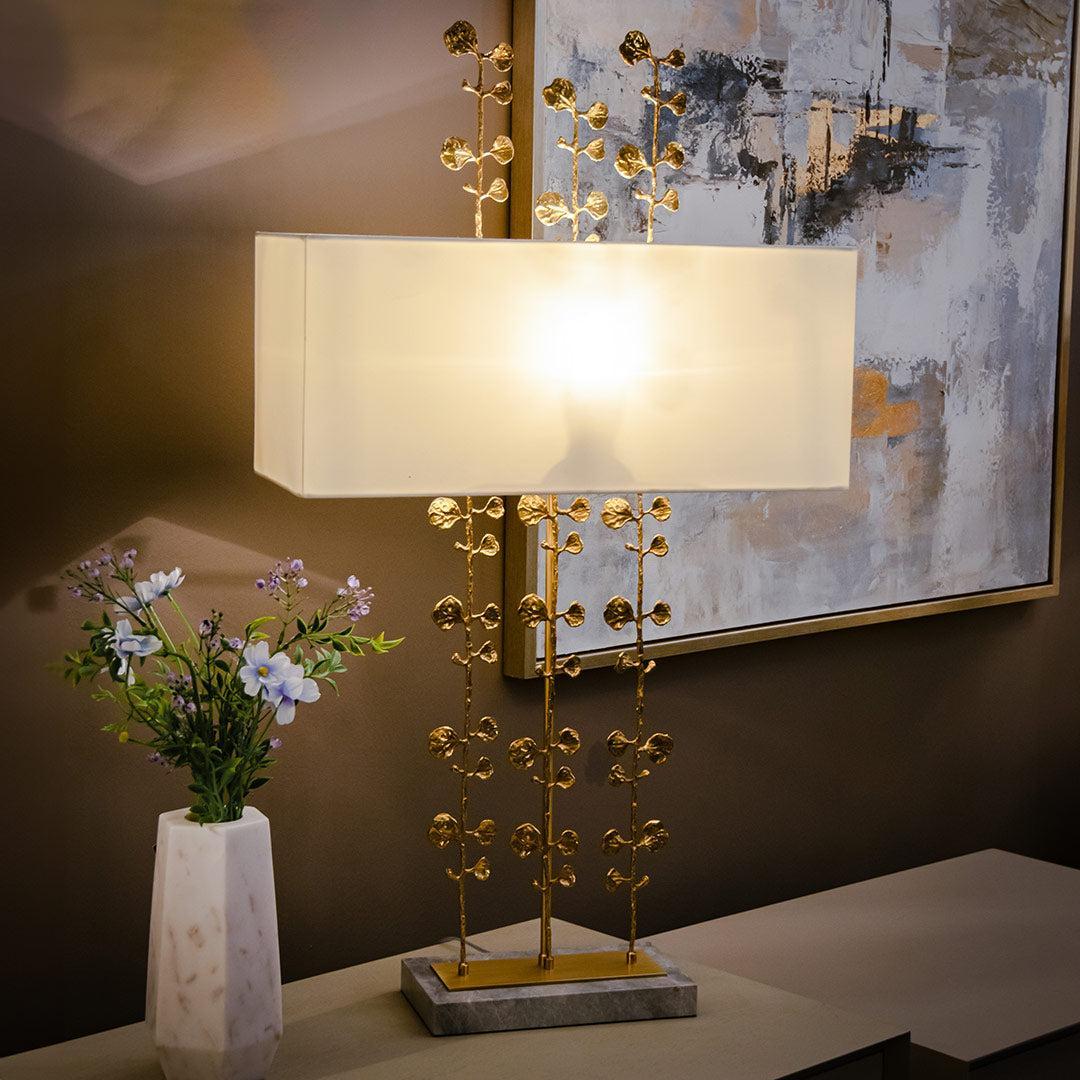 Kyle Table Lamp - Antique Brass - RV Astley