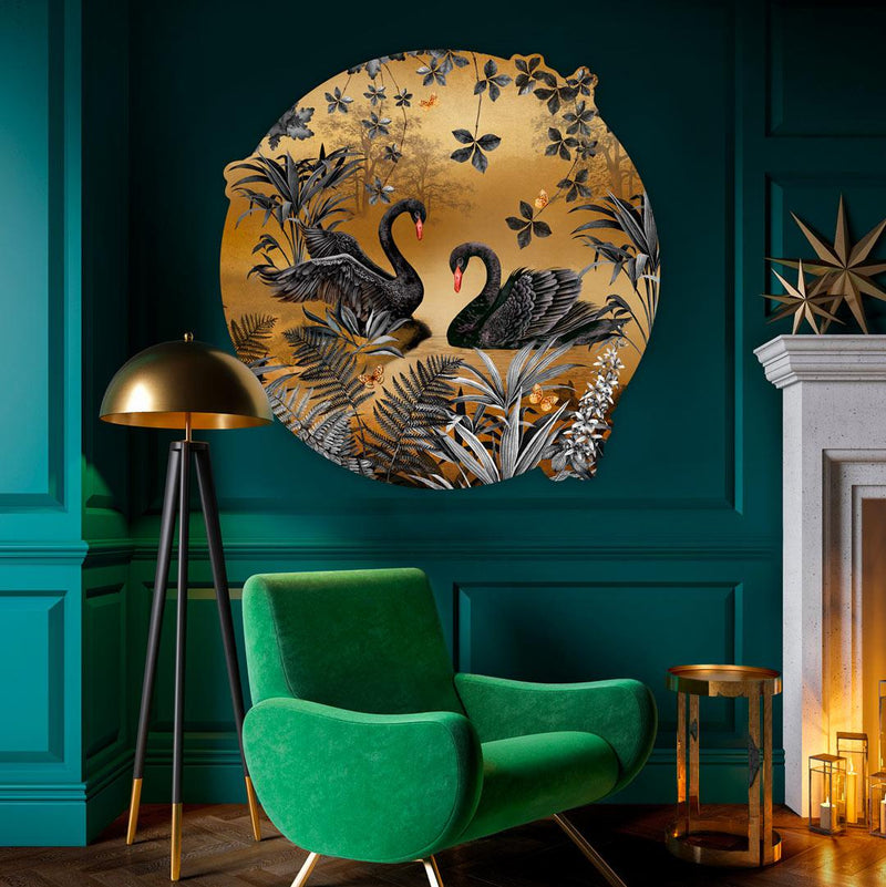 Lake Santharia Wall Decal - Gold