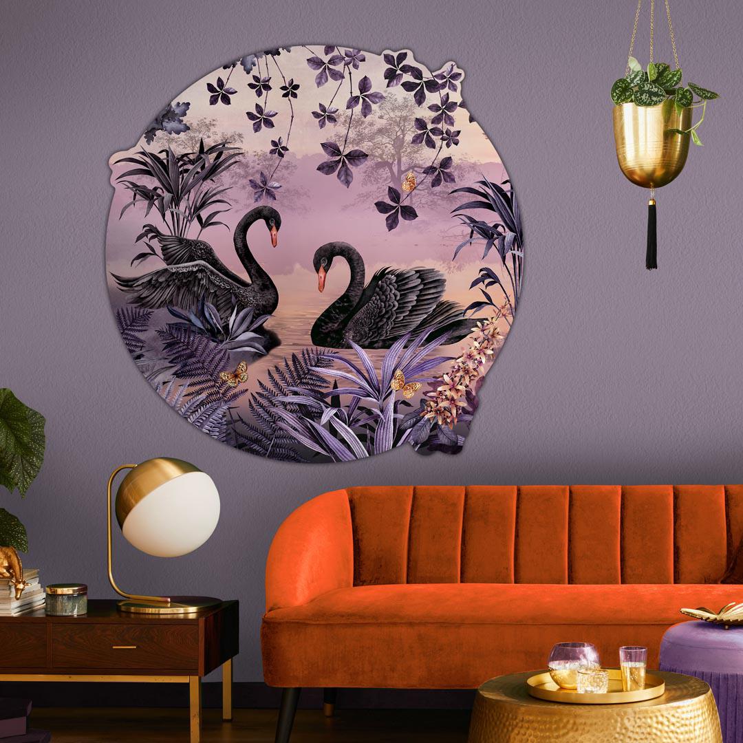 Lake Santharia Wall Decal - Lilac