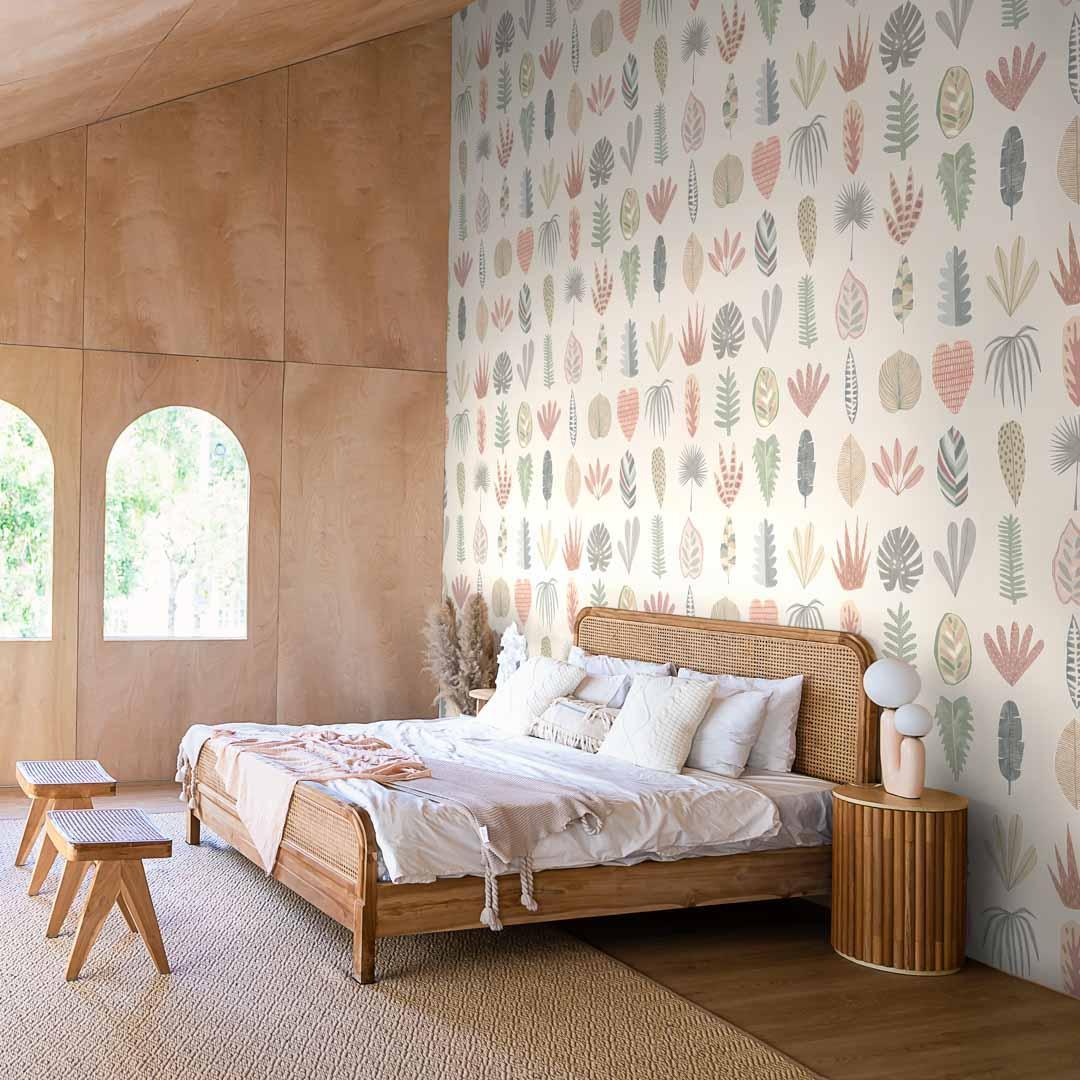 Leaf Boogie Wallpaper - Glasshouse Collection - Ohpopsi
