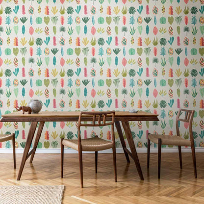 Leaf Boogie Wallpaper - Glasshouse Collection - Ohpopsi