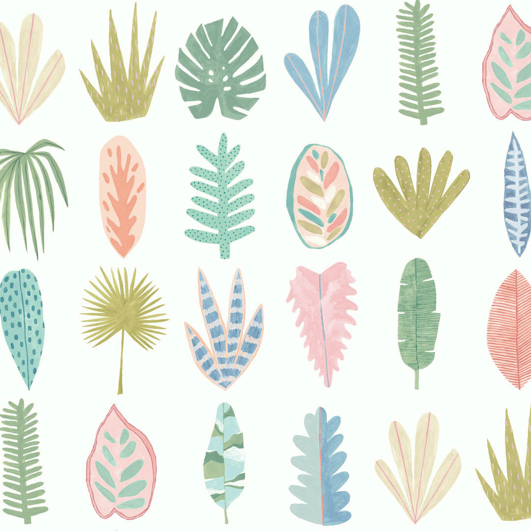 Leaf Boogie Wallpaper - Glasshouse Collection - Ohpopsi