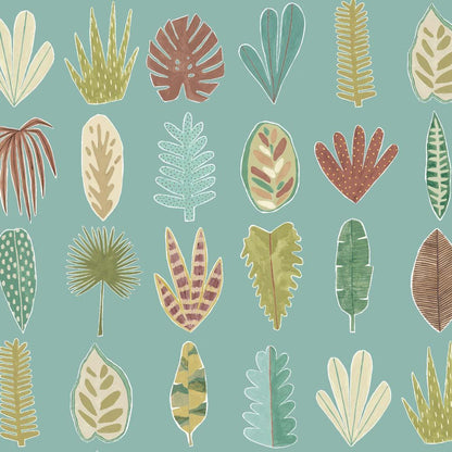 Leaf Boogie Wallpaper - Glasshouse Collection - Ohpopsi