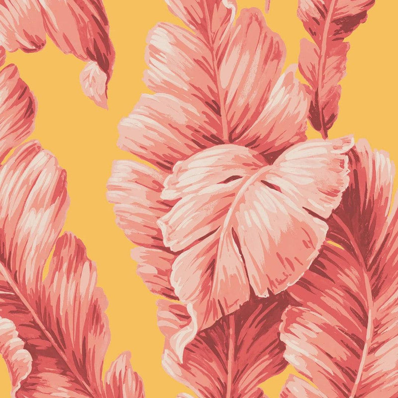 Lets Go Bananas Wallpaper - Pink/Yellow