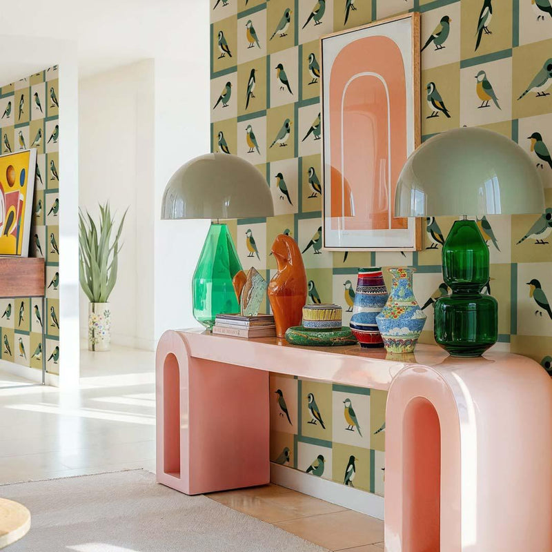 Like a Bird Wallpaper - Coco Dávez Colortherapills Collection - Coordonne