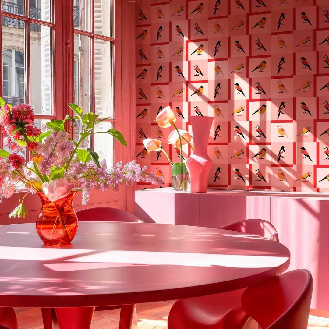 Like a Bird Wallpaper - Coco Dávez Colortherapills Collection - Coordonne