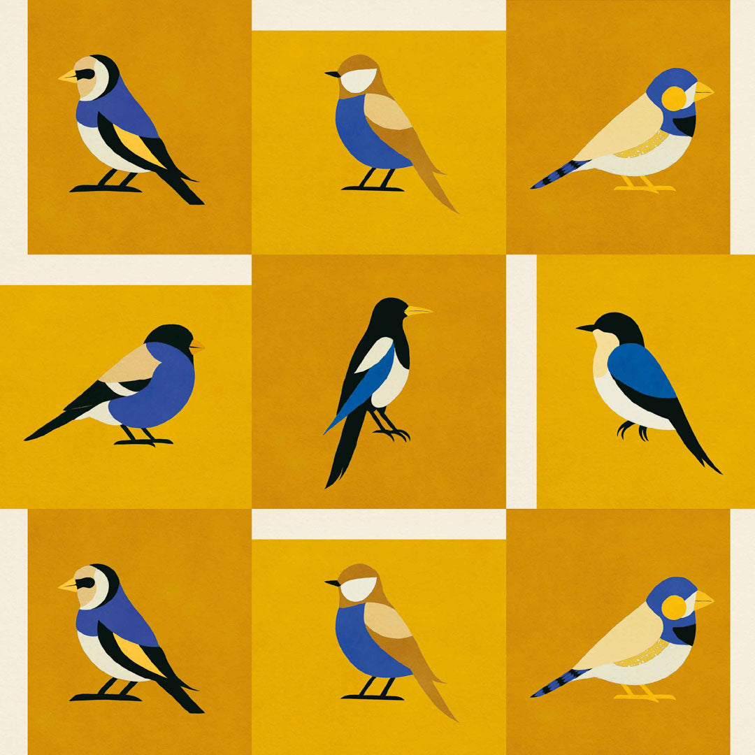 Like a Bird Wallpaper - Coco Dávez Colortherapills Collection - Coordonne