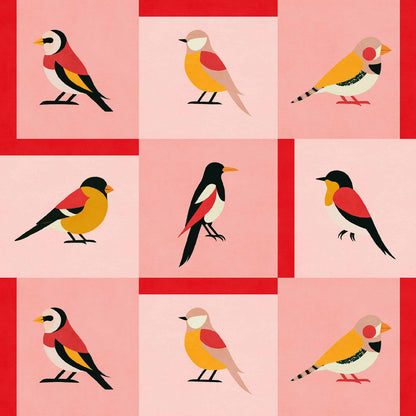 Like a Bird Wallpaper - Coco Dávez Colortherapills Collection - Coordonne