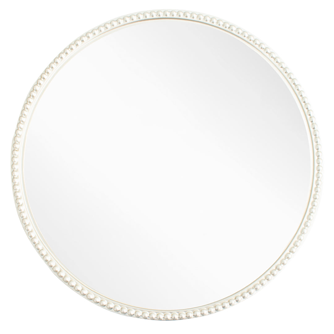 Lily Silver Small Round Mirror - RV Astley