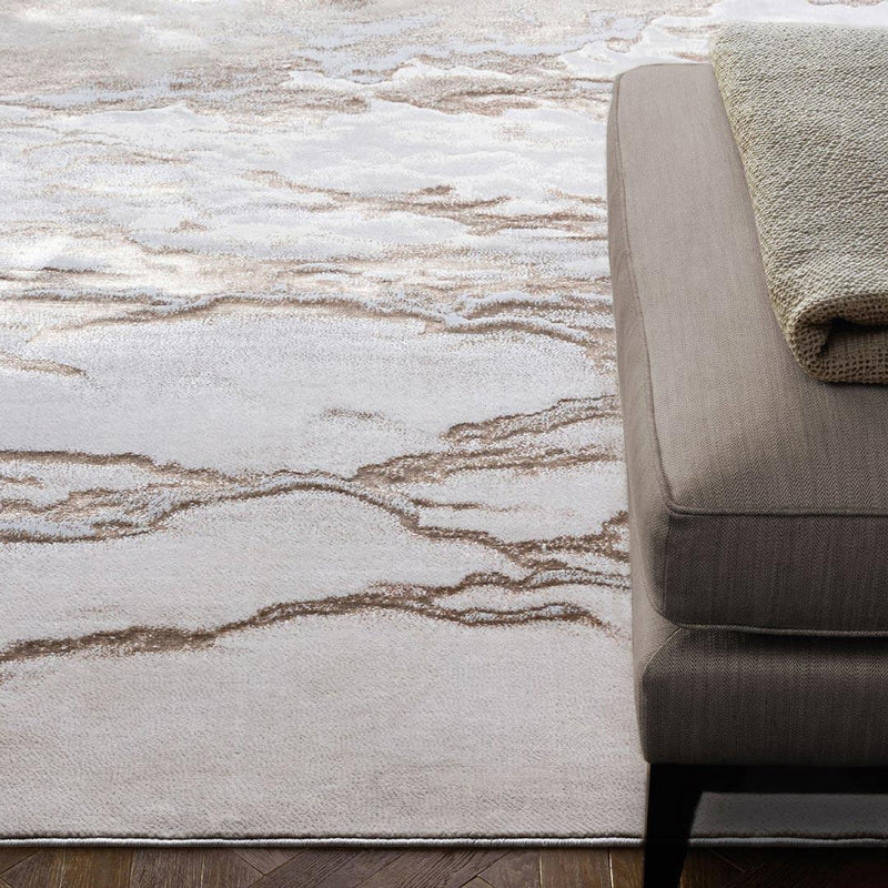 Linea Bronze Abstract Rug