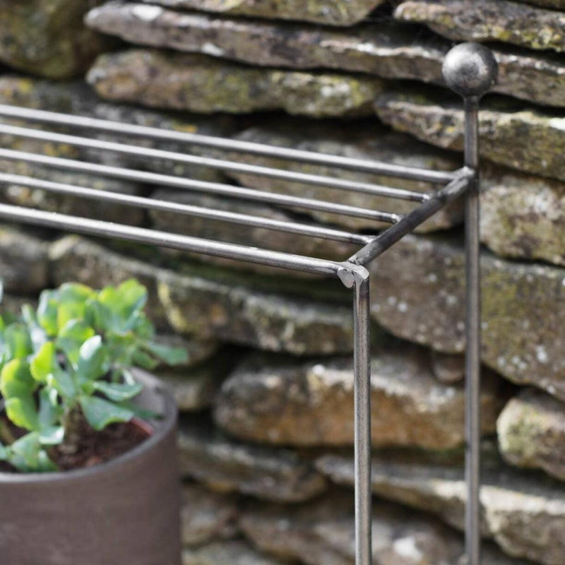 Linear Steel Plant Stand