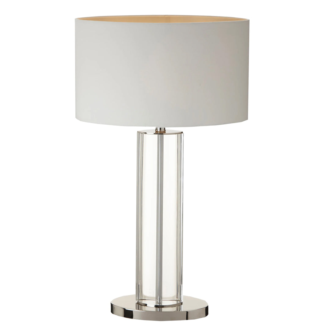Lisle Tall Nickel Table Lamp - RV Astley