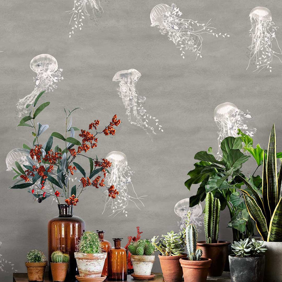 Living Waters Wallpaper - Sand/Ivory - Good & Craft