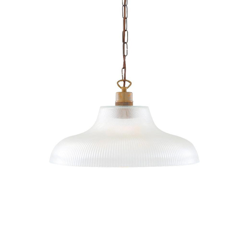 London Prismatic 40cm Railway Glass Pendant Light