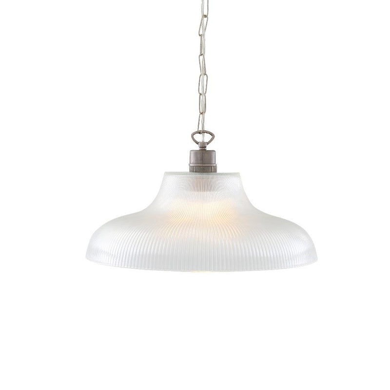 London Prismatic 40cm Railway Glass Pendant Light