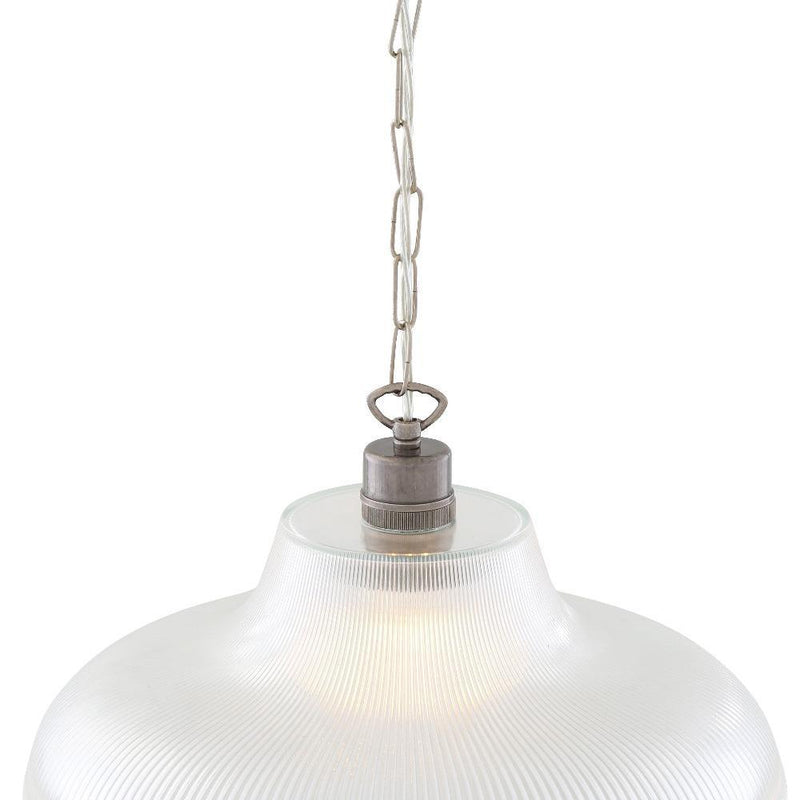 London Prismatic 40cm Railway Glass Pendant Light