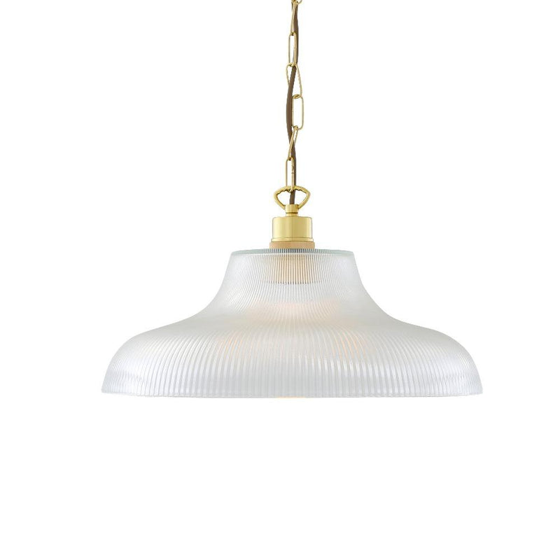 London Prismatic 40cm Railway Glass Pendant Light