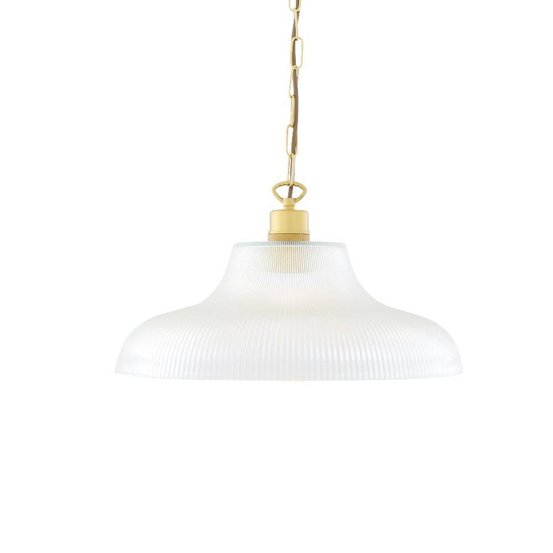 London Prismatic 40cm Railway Glass Pendant Light