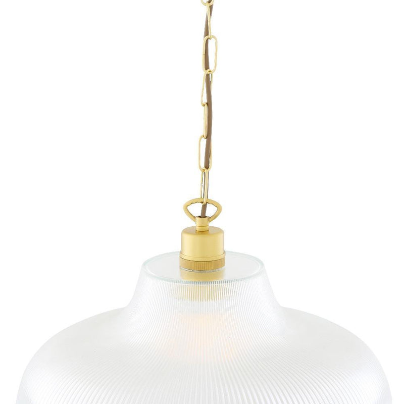 London Prismatic 40cm Railway Glass Pendant Light