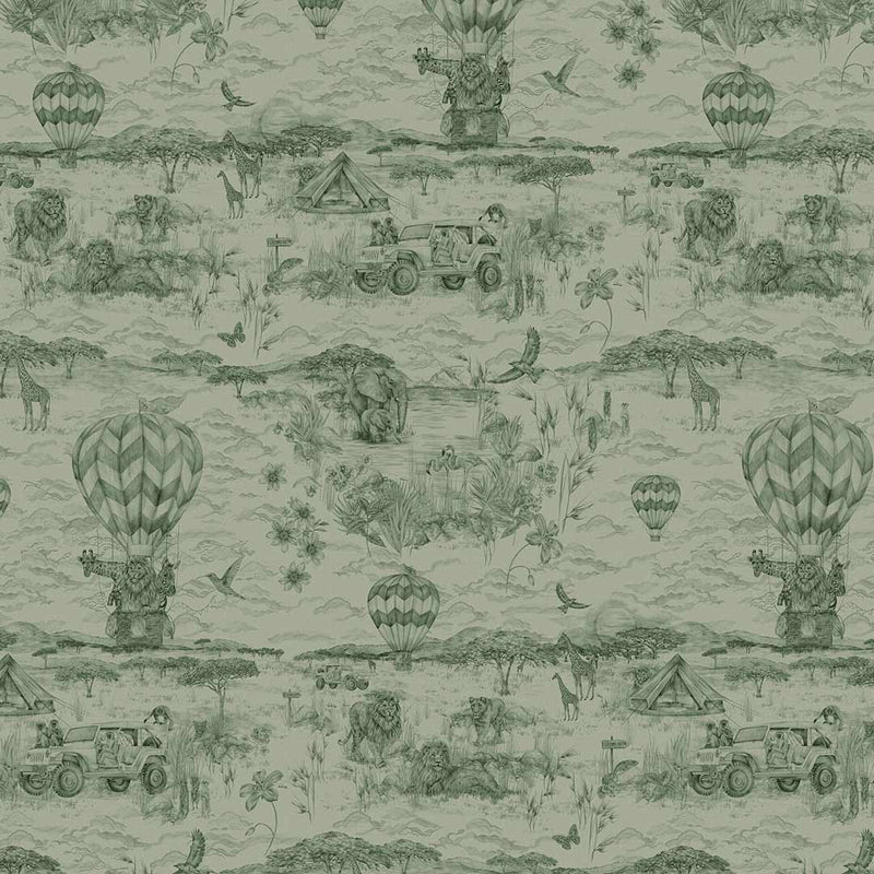 Lyons Den Wallpaper - Sage