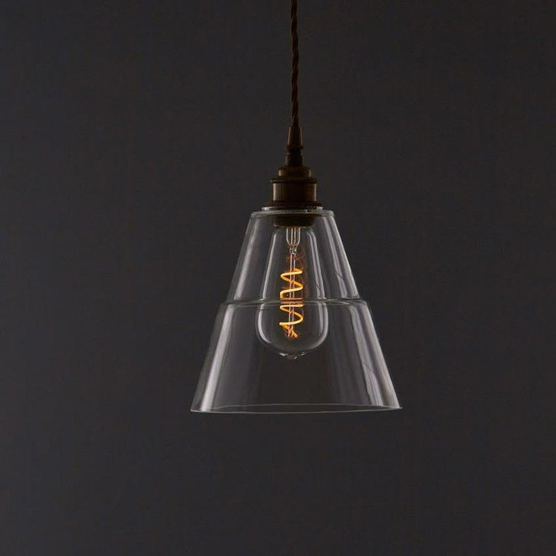Lyx Clear Glass Pendant Light - Mullan Lighting