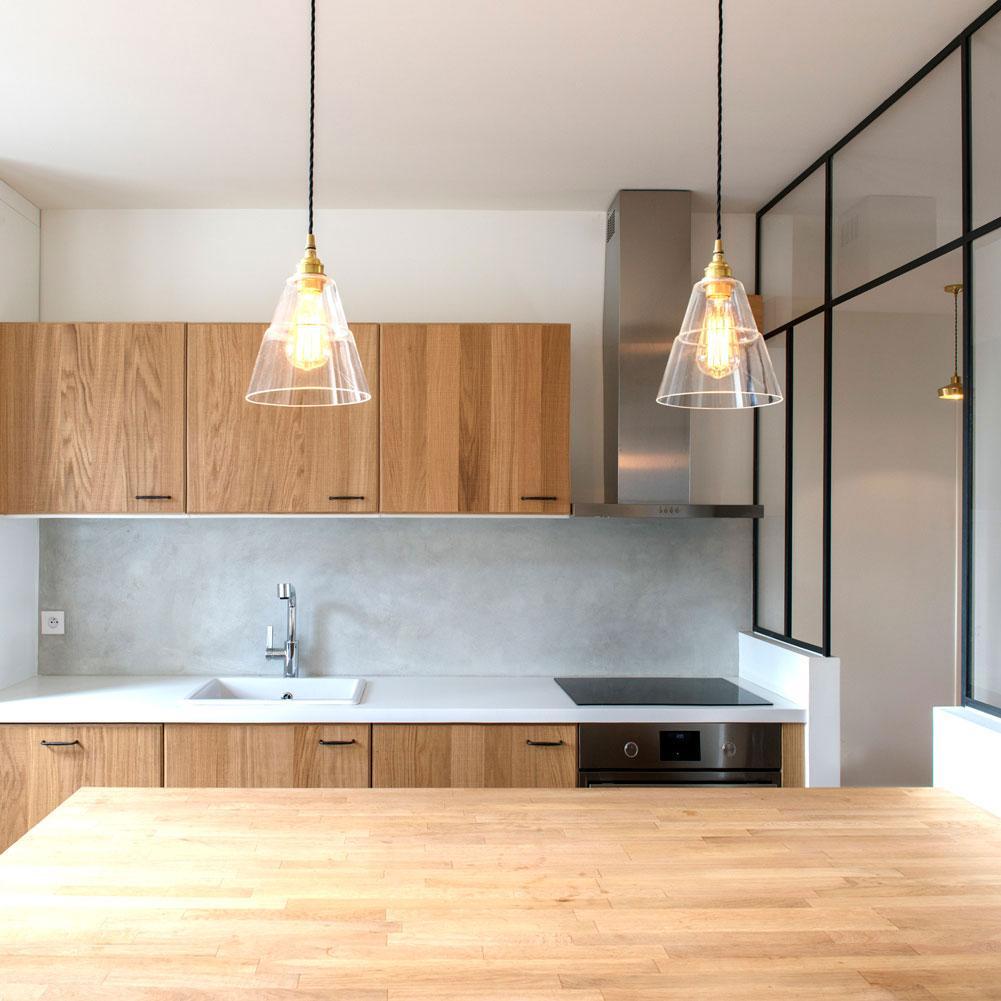 Lyx Clear Glass Pendant Light - Mullan Lighting