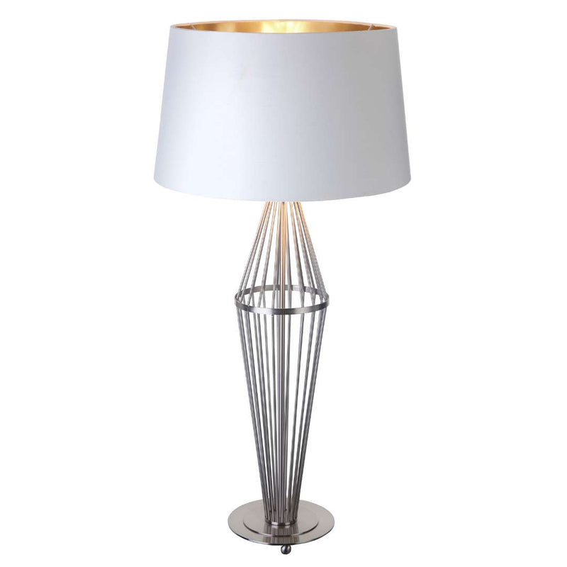 Macy Nickel Table Lamp - Base Only - RV Astley