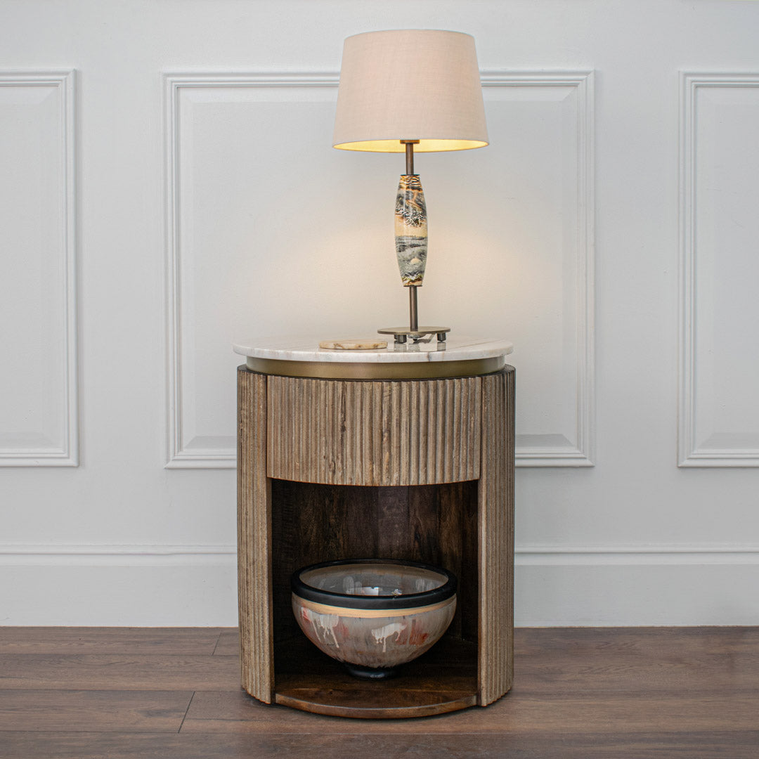 Maigue 1 Drawer Side Table - RV Astley