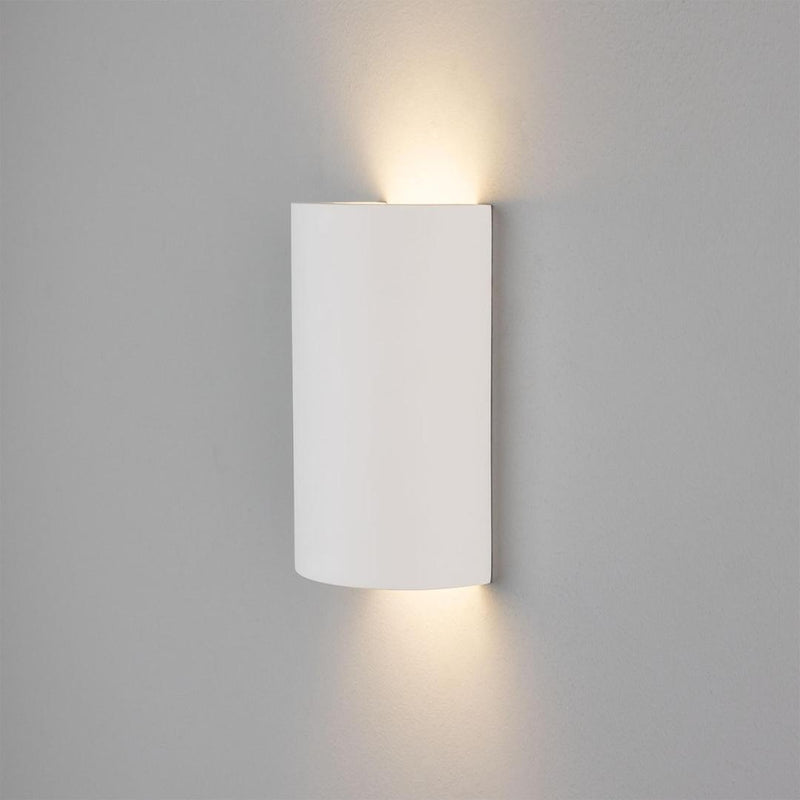 Malmo Semi-Circle Plaster Wall Light