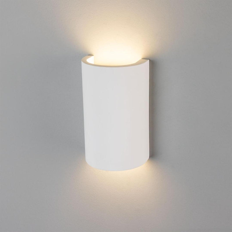 Malmo Semi-Circle Plaster Wall Light