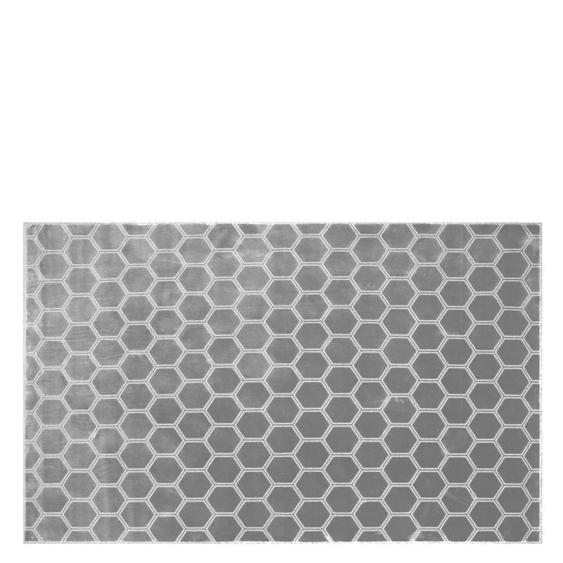 Manipur Silver Rug - Designers Guild