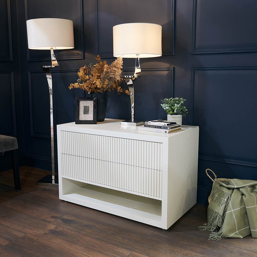 Marans Wide Bedside Cabinet - RV Astley