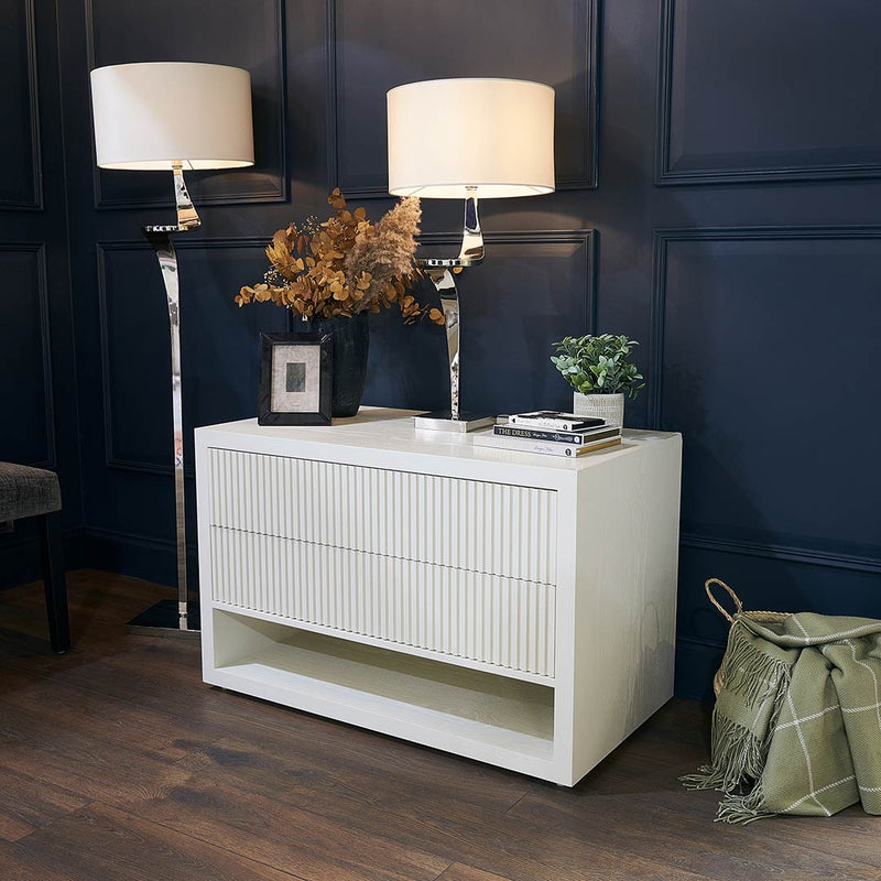 Marans Wide Bedside Cabinet - RV Astley