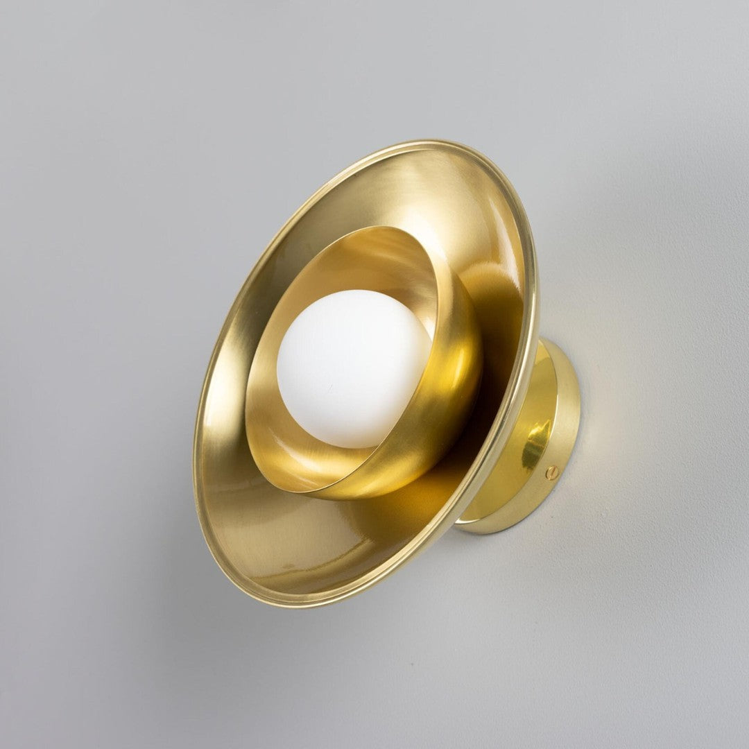 Marrakesh Art Deco Brass Wall Light