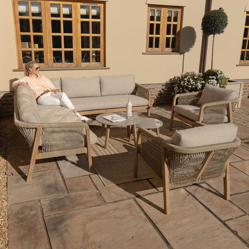 Martinique Corner Sofa Set With Two Lounge Chairs