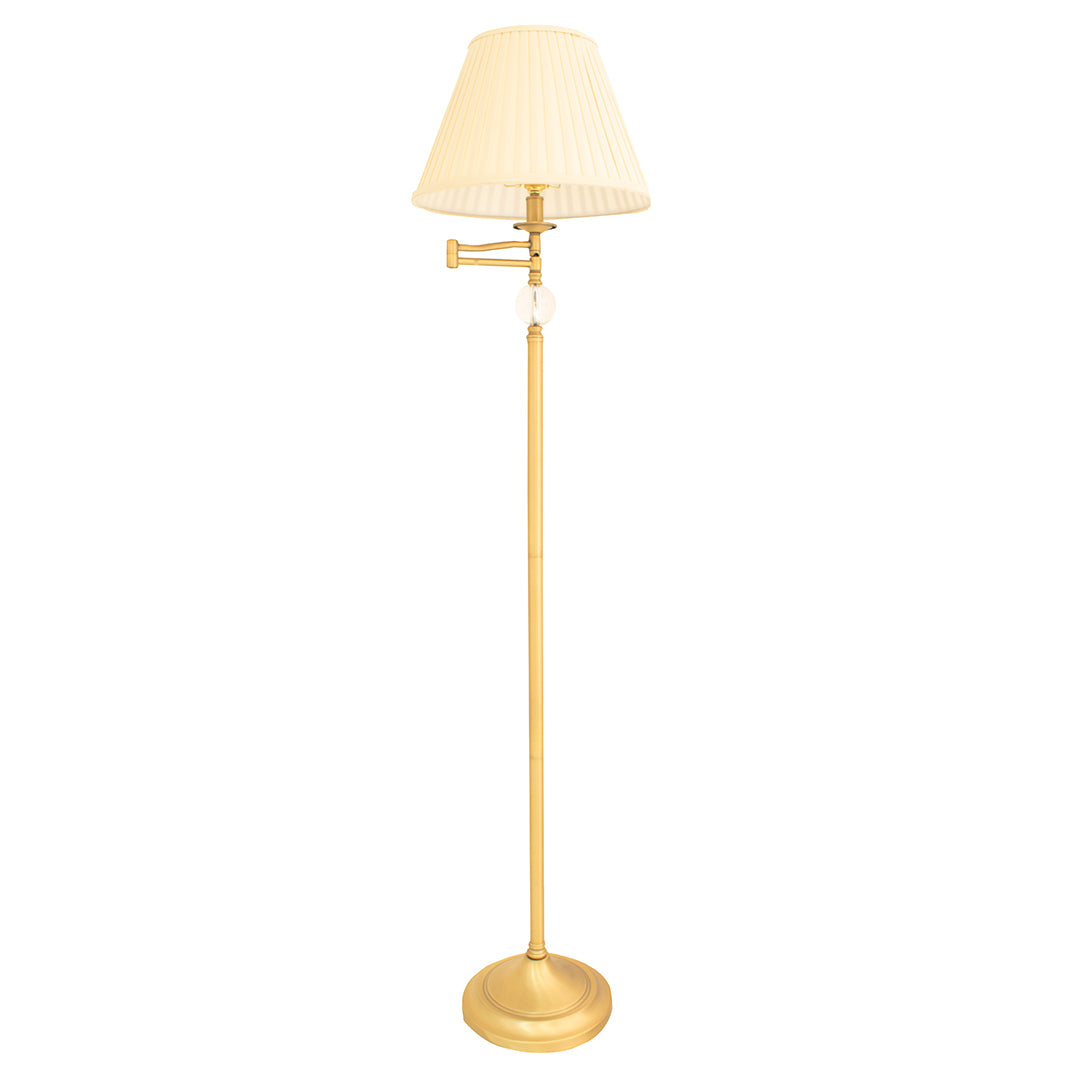 Mary Antique Brass Finish Floor Lamp