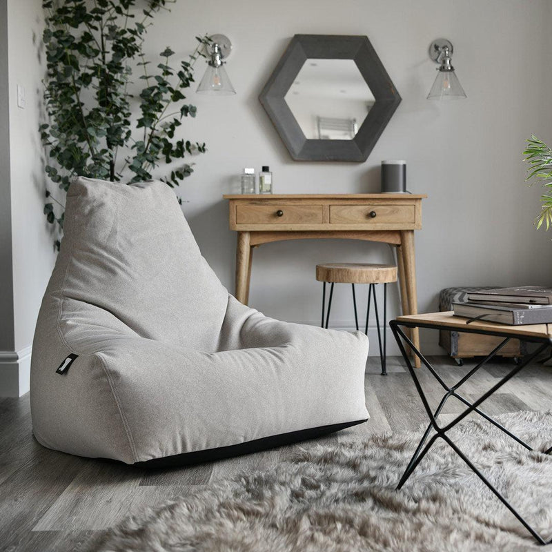 Mighty B Bag - Faux Suede Bean Bag Chair - Stone