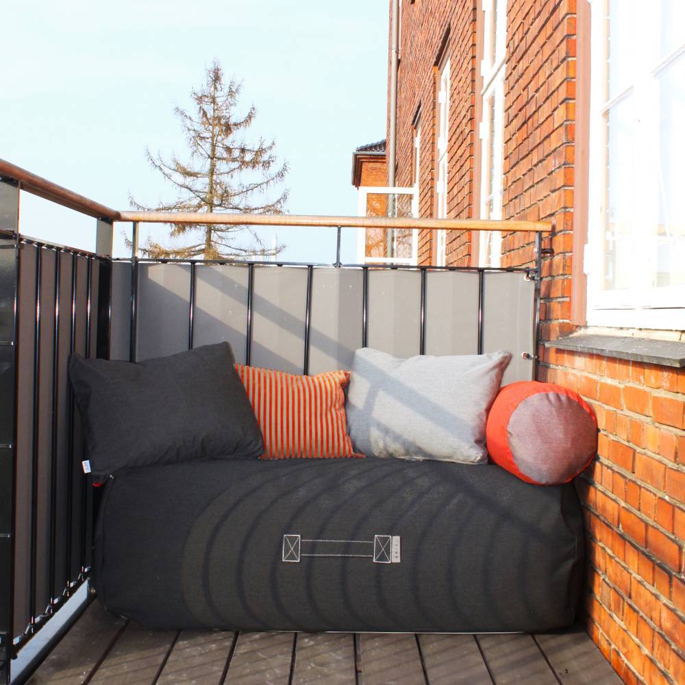 Mini Rocket Outdoor Daybed - Graphite - TRIMM Copenhagen