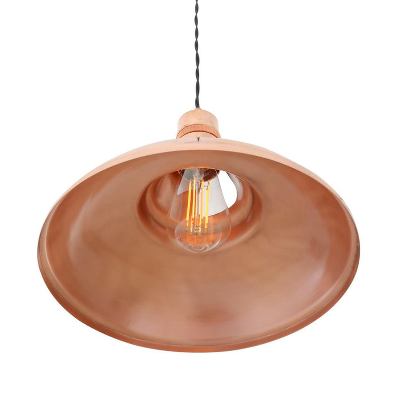 Minsk Industrial Copper Pendant Light - Mullan Lighting