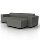 Outdoor 4STR Chaise Sofa