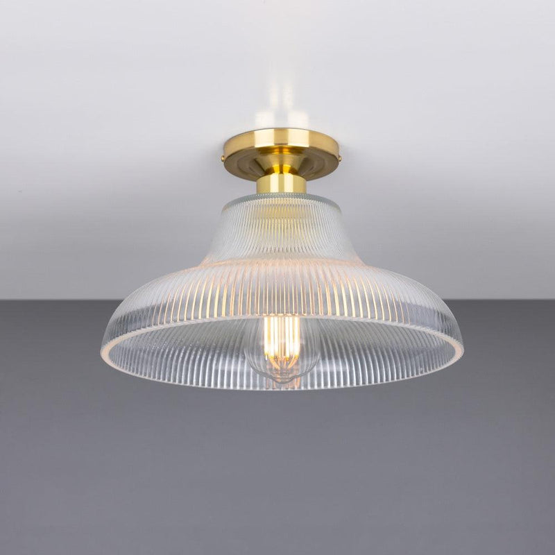 Mono Industrial Railway Flush Mount Light - Mullan Lighting