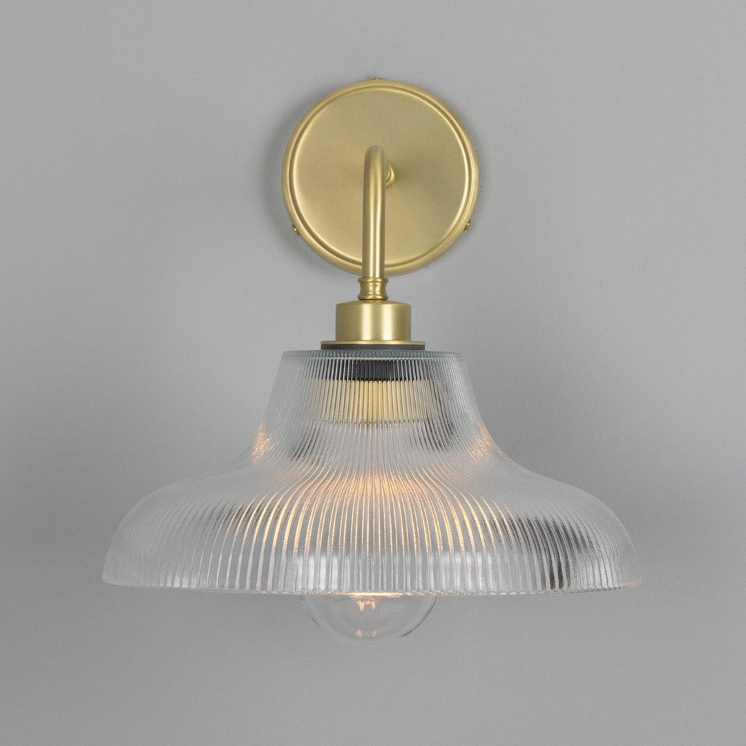 Picture of Mono Railway Glass Bathroom Wall Light – Lime Lace